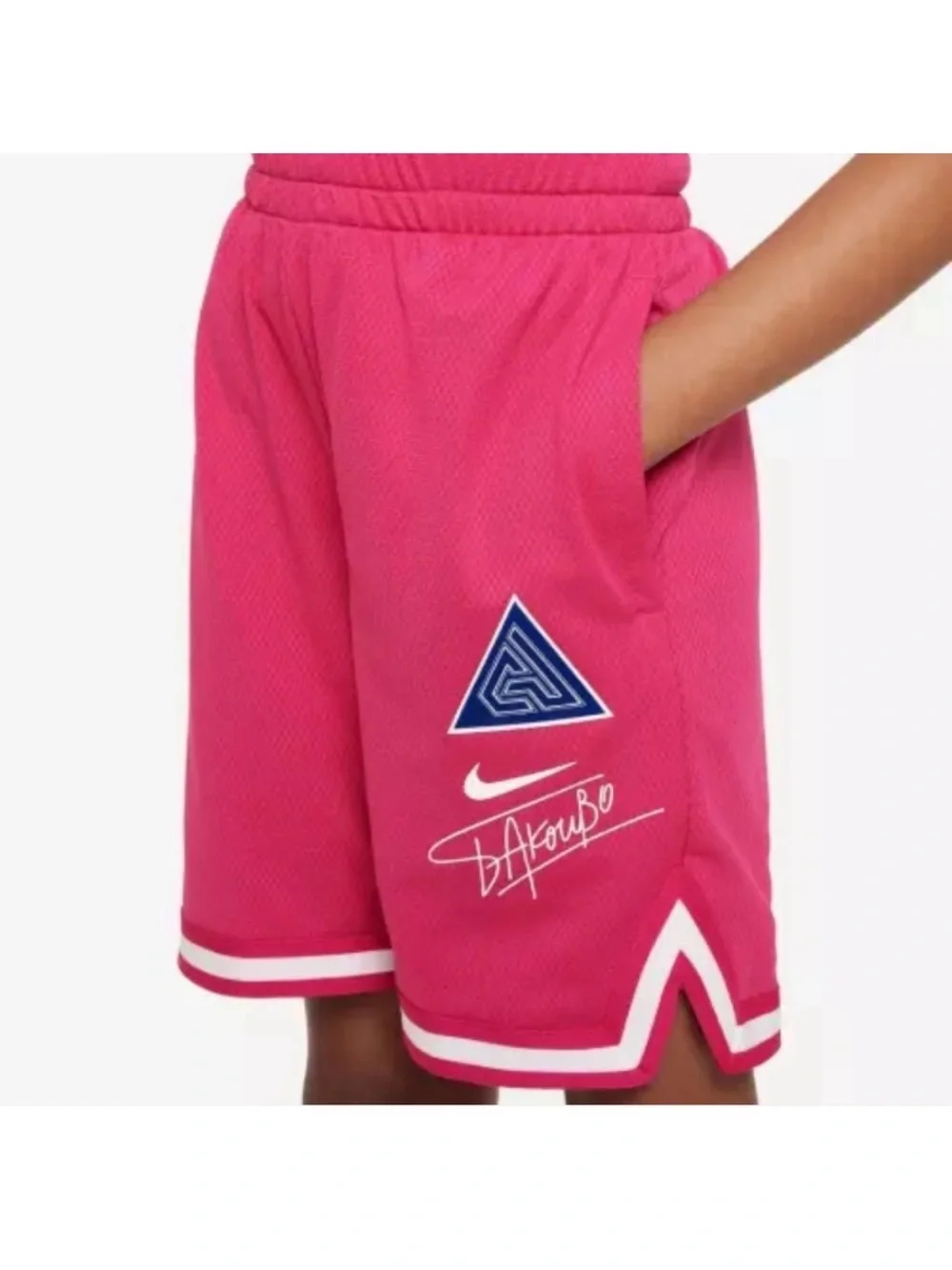 Nike Boys Giannis Antetokounmpo Basketball Shorts Youth Size L